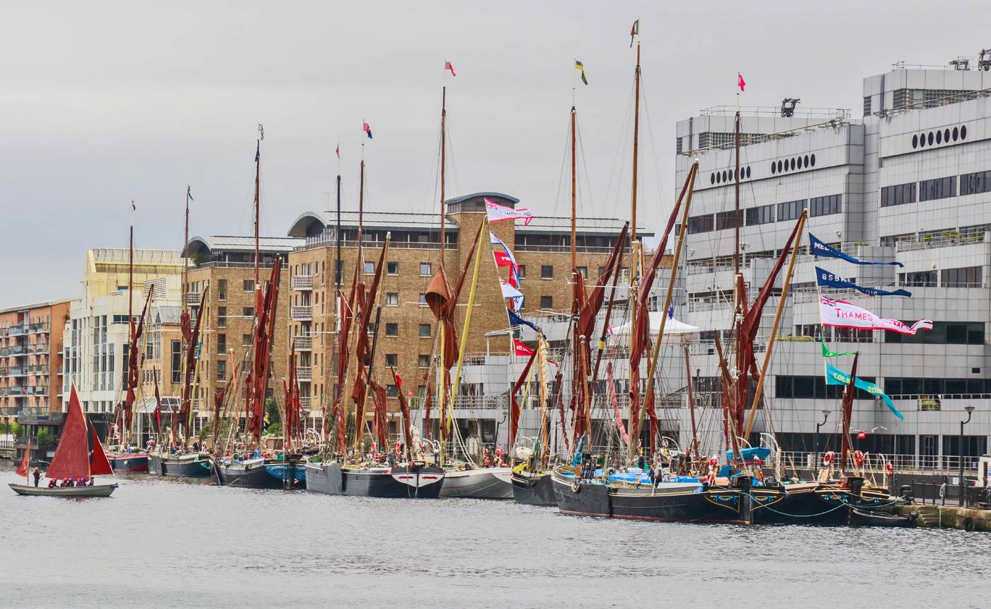 Ready for the Popup Museum @ South Dock, West India Dock — Picture author unknown (possibly Ian Smith)